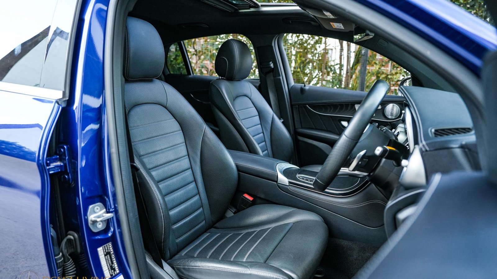 2019 Brilliant Blue GLC300 Coupe