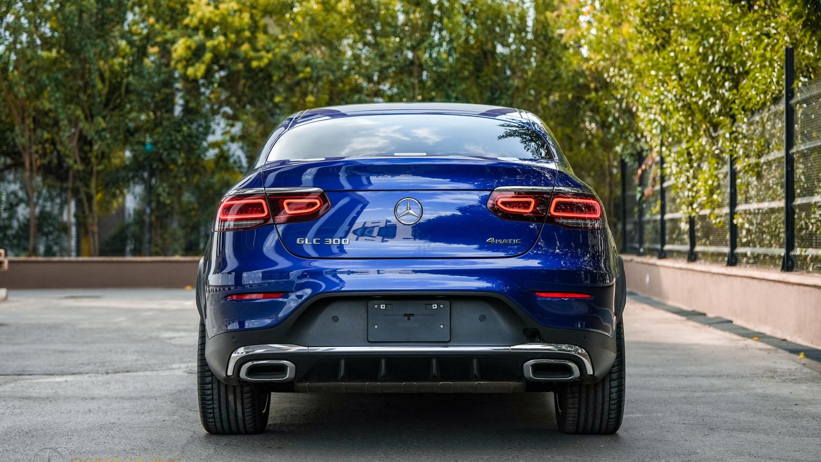 2019 Brilliant Blue GLC300 Coupe
