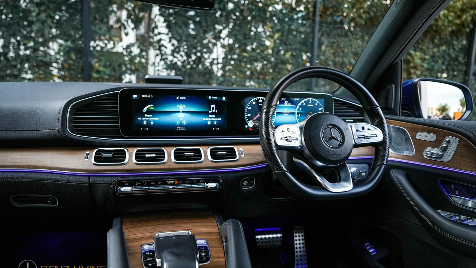 2019 Metallic blue GLE450 AMG line