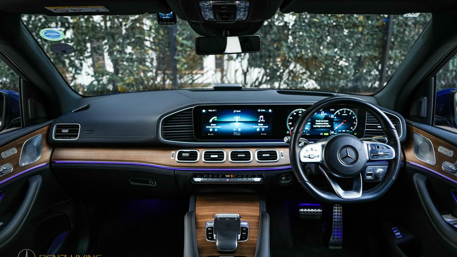2019 Metallic blue GLE450 AMG line