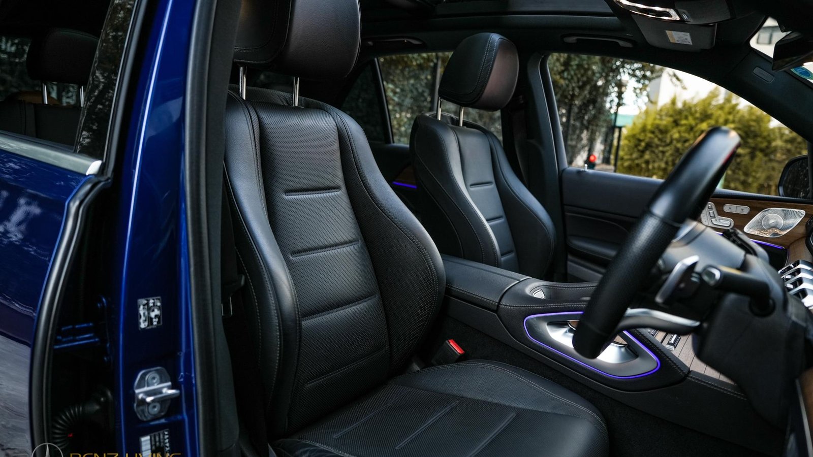 2019 Metallic blue GLE450 AMG line